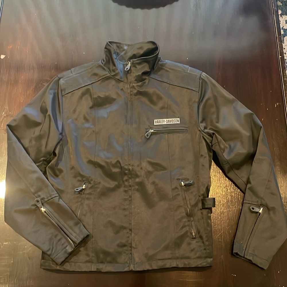 Y2K/Early 2000’s Harley Davidson nylon riding jacket women’s small